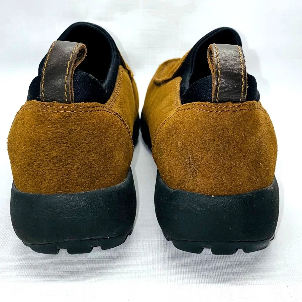 Lands End Mens Brown Suede Slip On‎ Casual Shoes Loafers Size 6.5 B